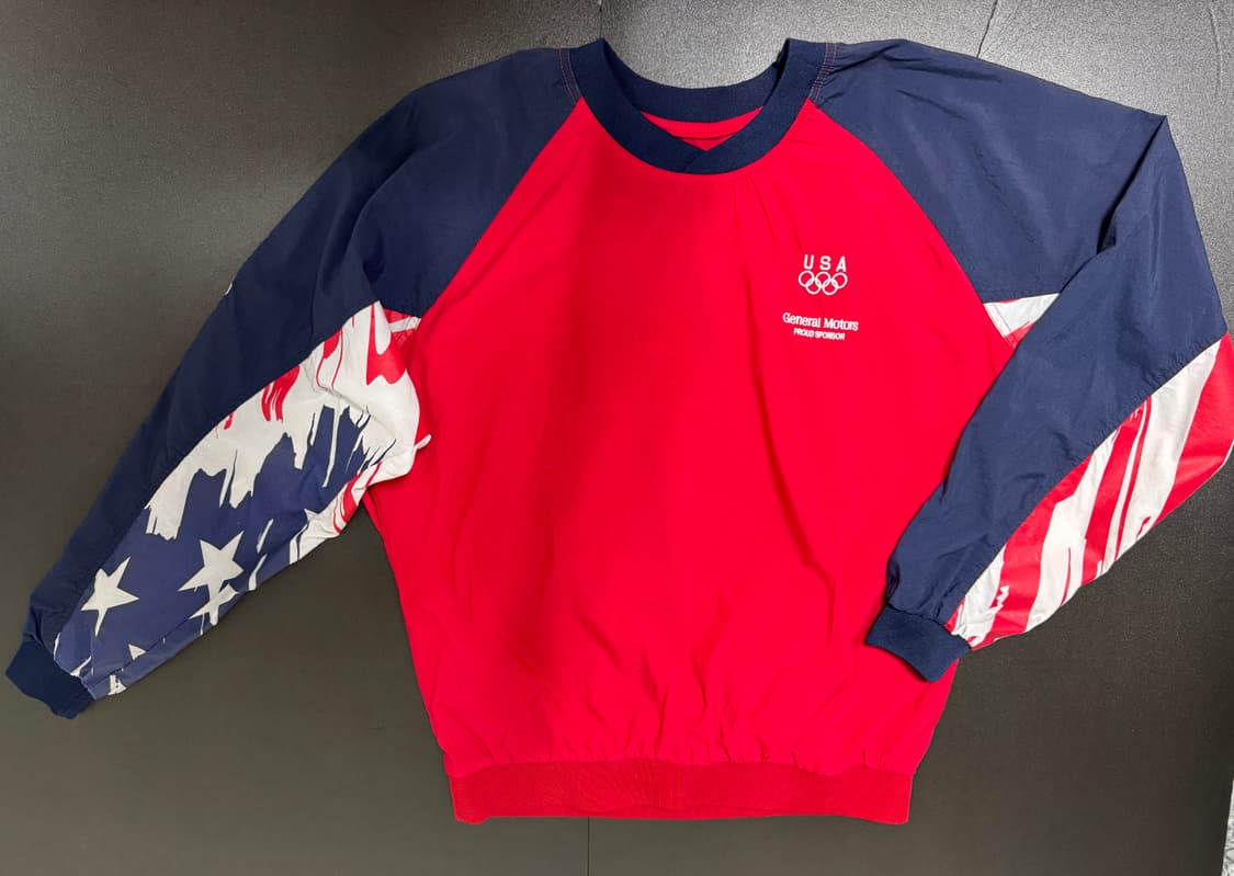 90s 미국 GM 제너럴 모터스 윈드 브레이커 풀오버 상품이미지1