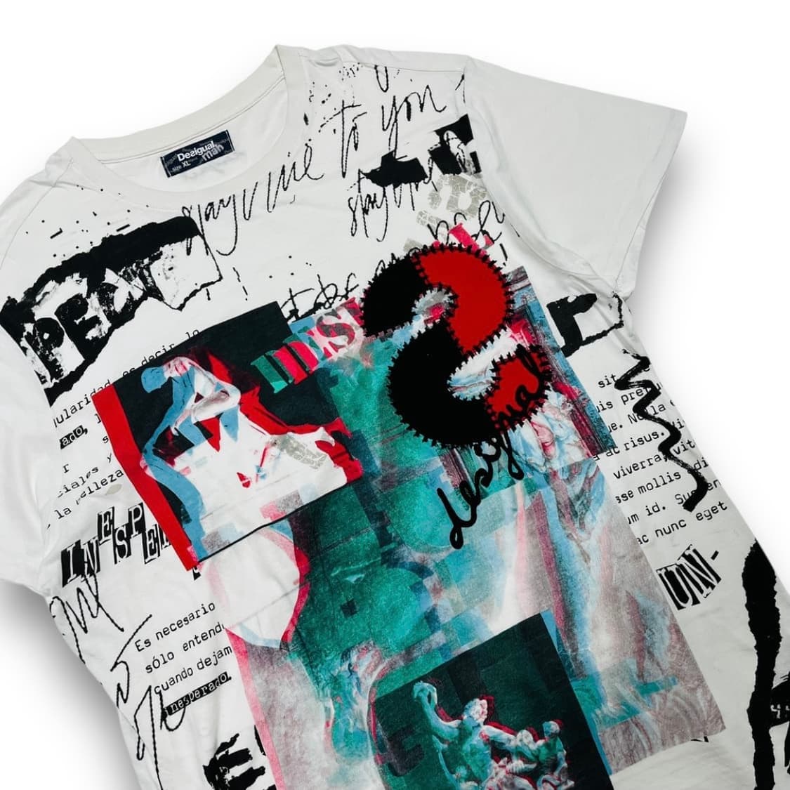 데시구알 S 매니악 동상 그래픽 아트 반팔 티셔츠 상품이미지2