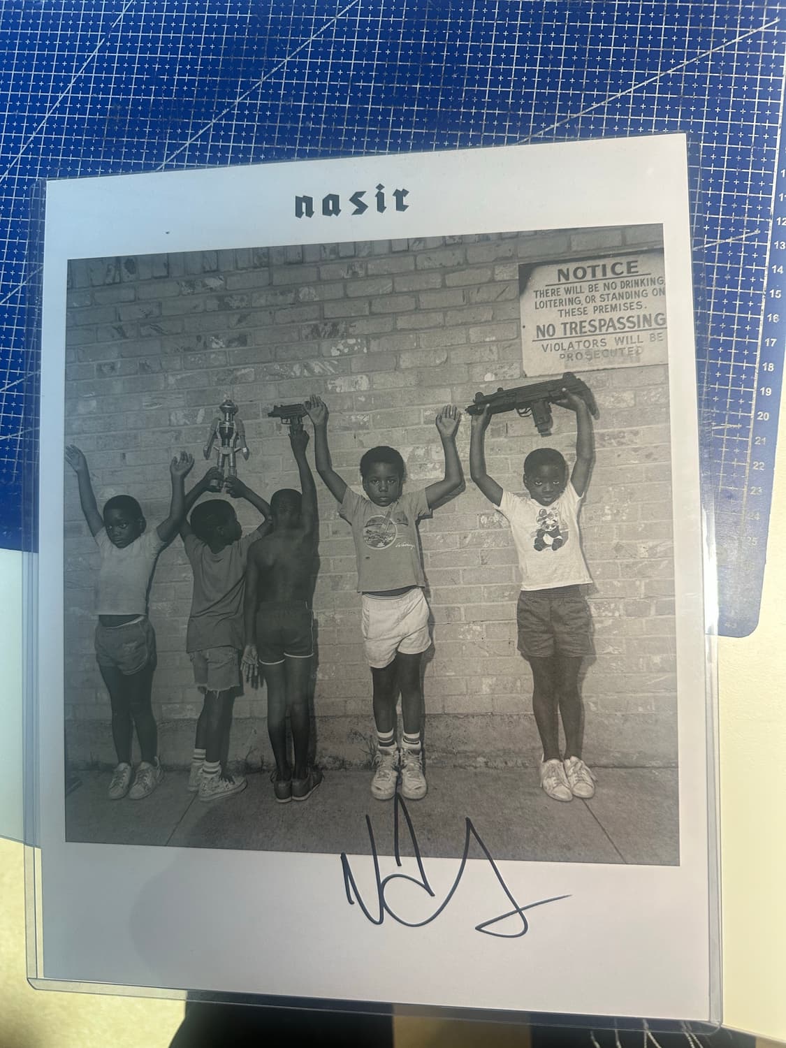 Nas 래퍼 친필 싸인 인증서 포함 상품이미지1