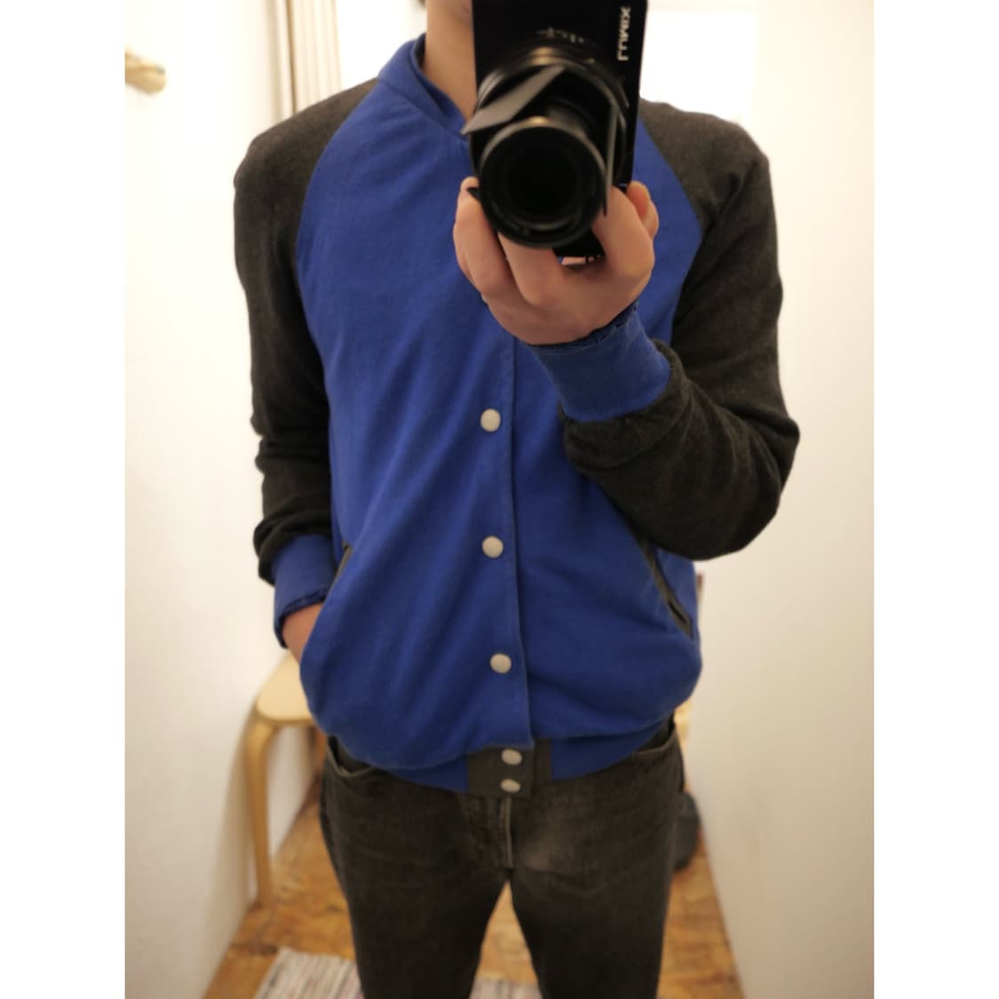 사카이 캐시미어 블렌드 블루종 상품이미지1