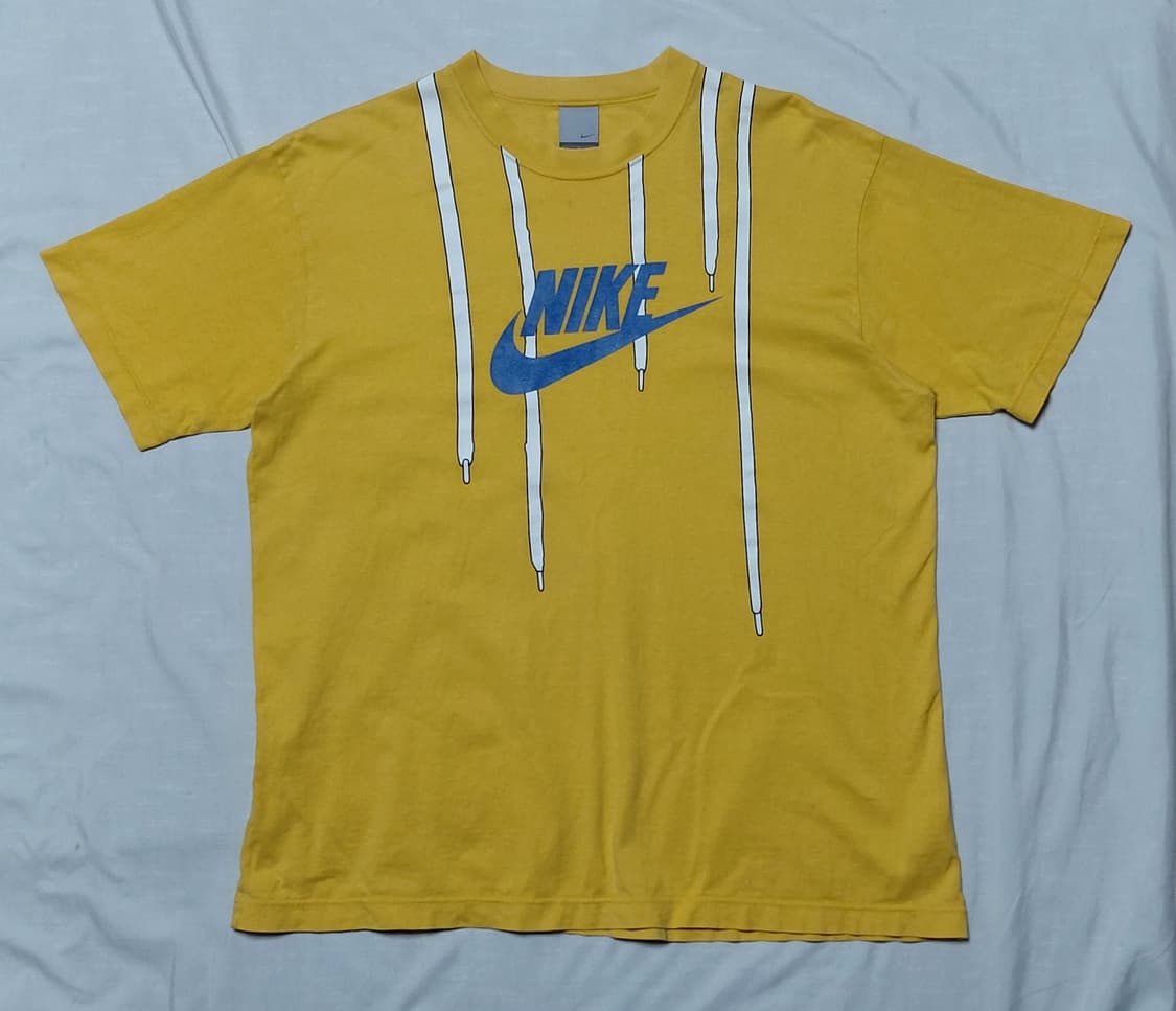 [L] 빈티지 나이키 후디 스트링 그래픽 티셔츠 상품이미지1