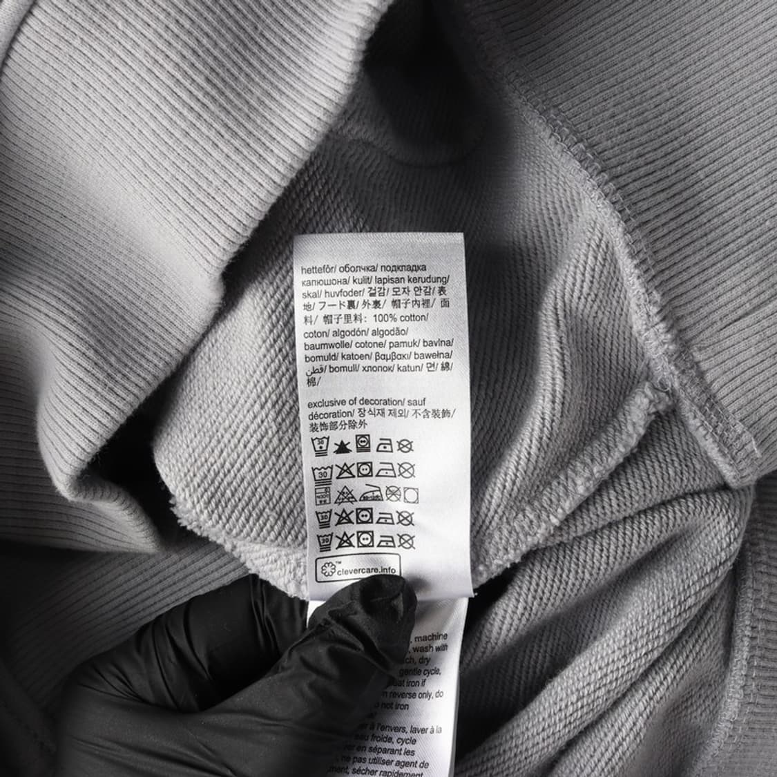 캘빈클라인 진스 그레이 후드티 M 상품이미지6