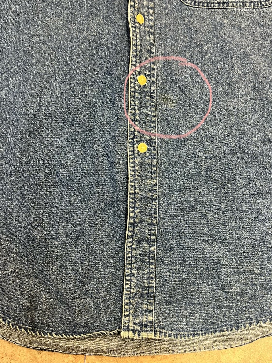 챕스 랄프로렌 데님 셔츠 M #csz2675 상품이미지5