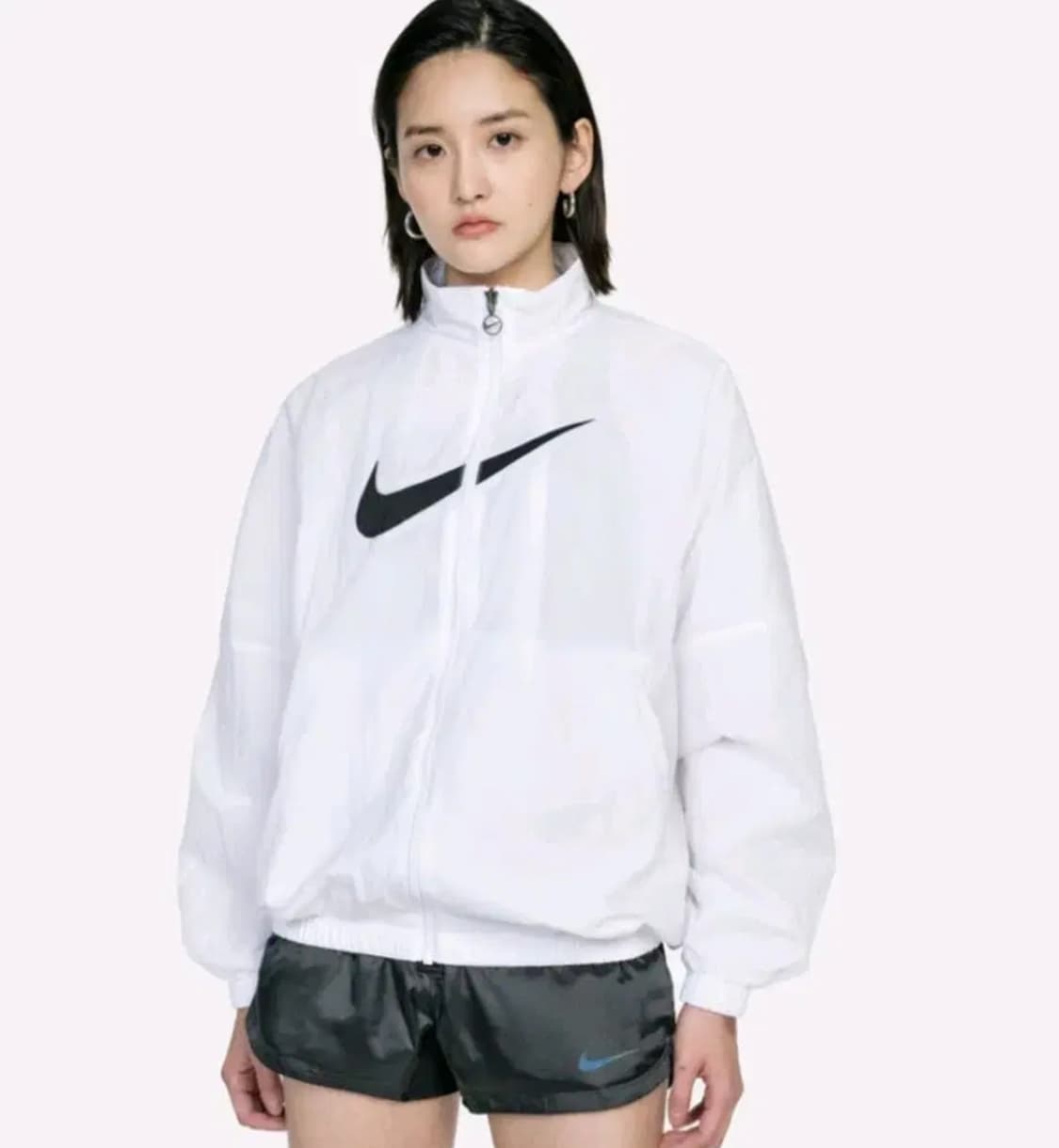 나이키 에센셜 HBR 우븐 바람막이 오버  자켓 화이트 (S) 상품이미지1