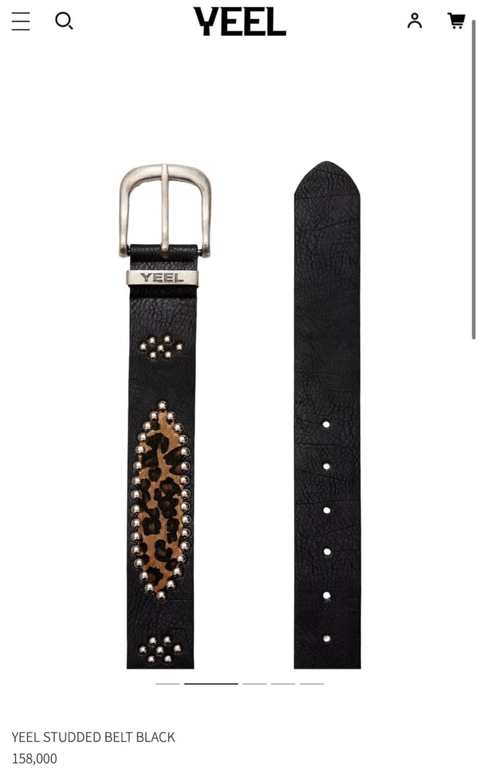YEEL 레오파드 벨트 상품이미지4