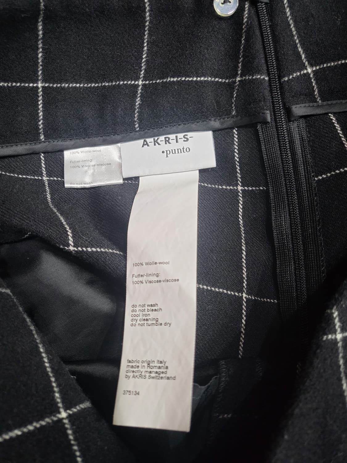 아크리스 푼토 울100% 와이드핏 팬츠 상품이미지7