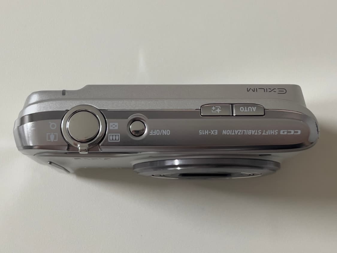 카시오 엑슬림 h15 실버 디카 상품이미지3