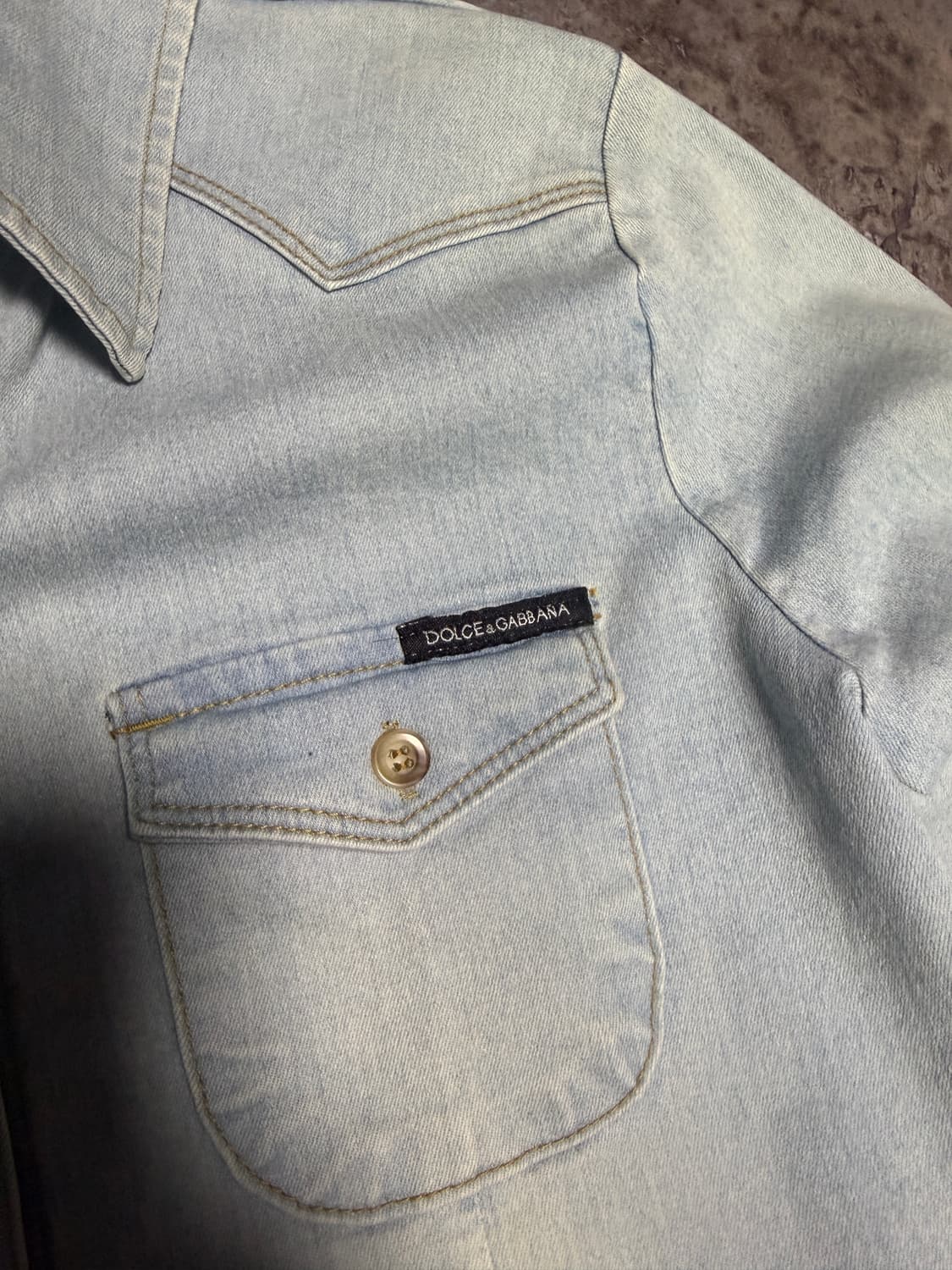 돌체앤가바나 데님셔츠 s 상품이미지3