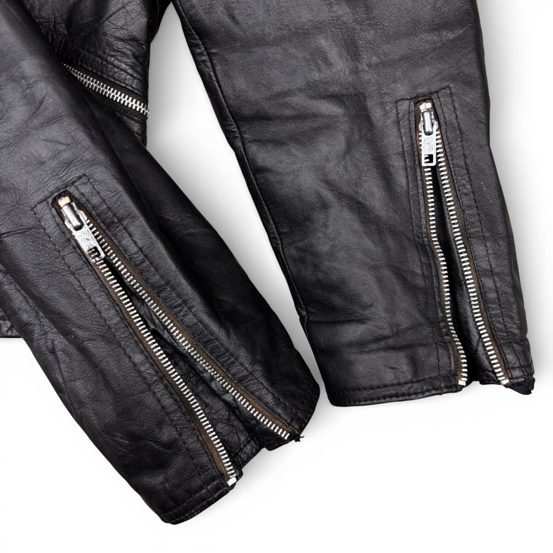 80's 레더 모터사이클 자켓 상품이미지9
