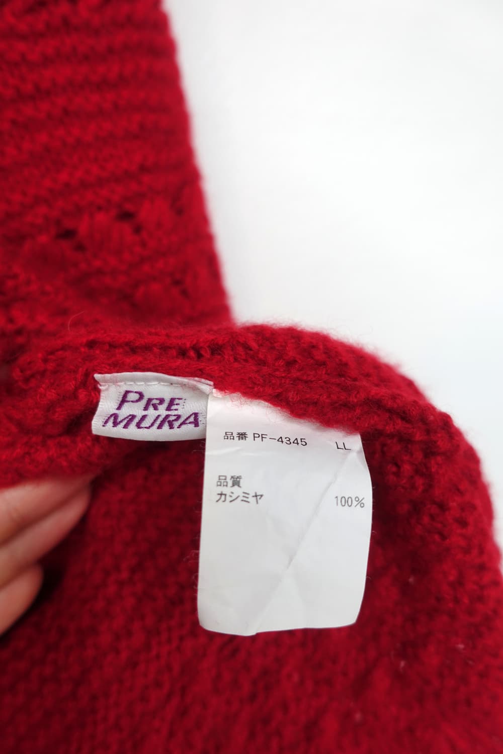  PRE MURA 캐시미어 니트 상품이미지9