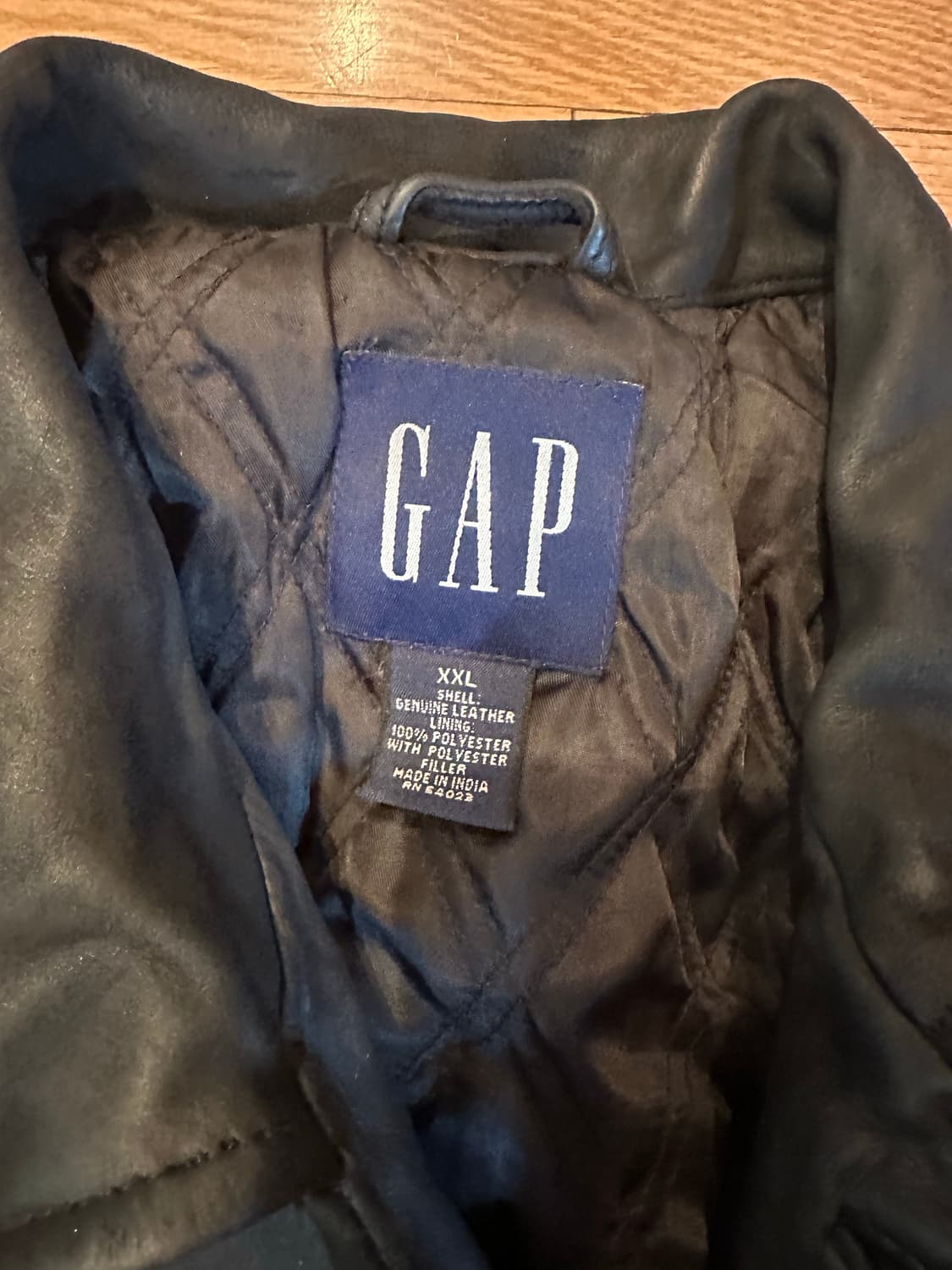 [XXL] 90s 올드갭(Old Gap) 레더 카코트 상품이미지3