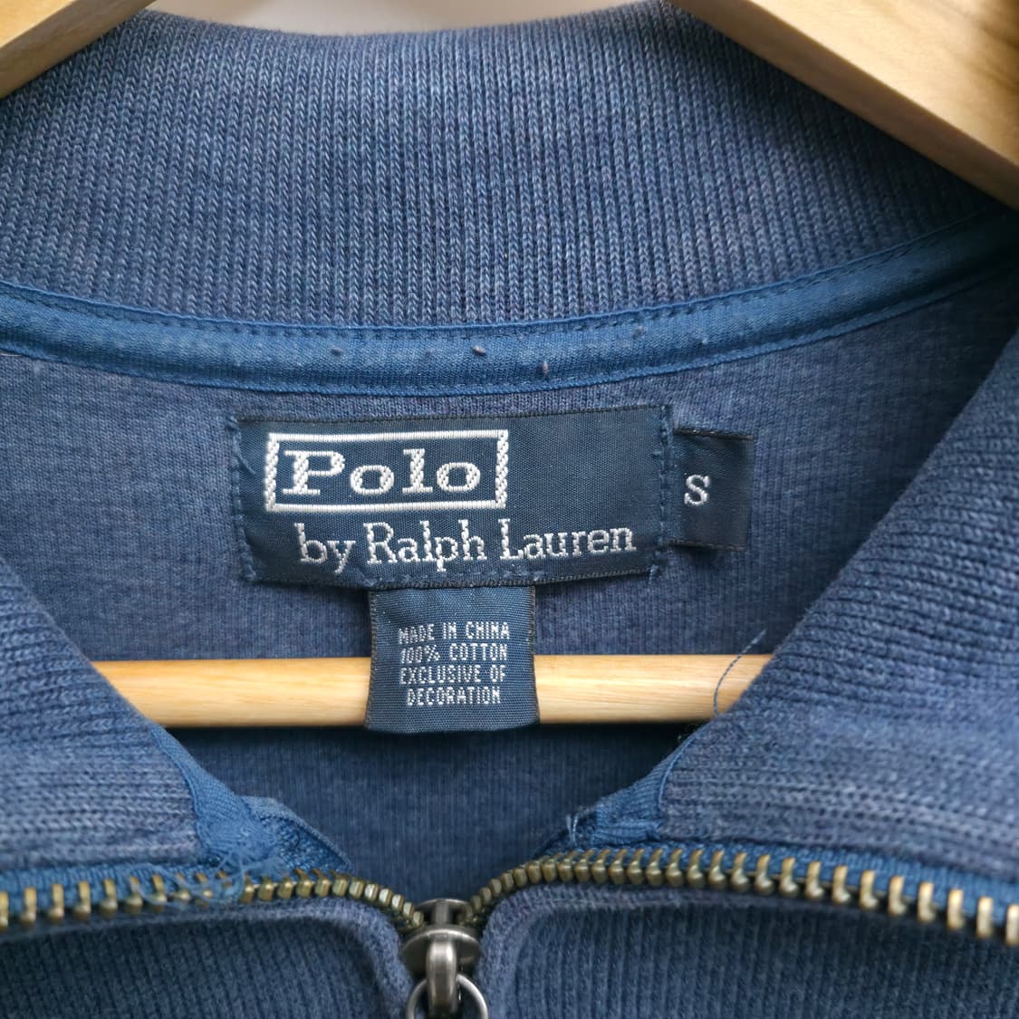 [S] 폴로 랄프로렌 블루 쿼터집업 스웻셔츠 상품이미지5