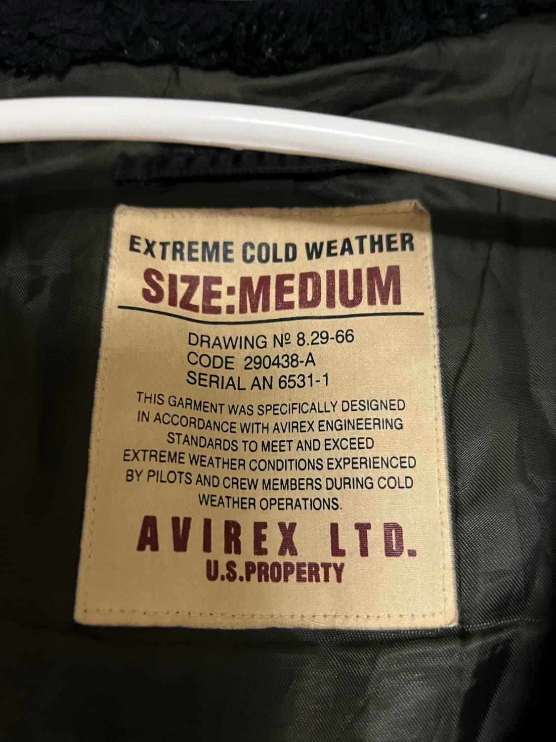 아비렉스 n2b 봄버 자켓 상품이미지3