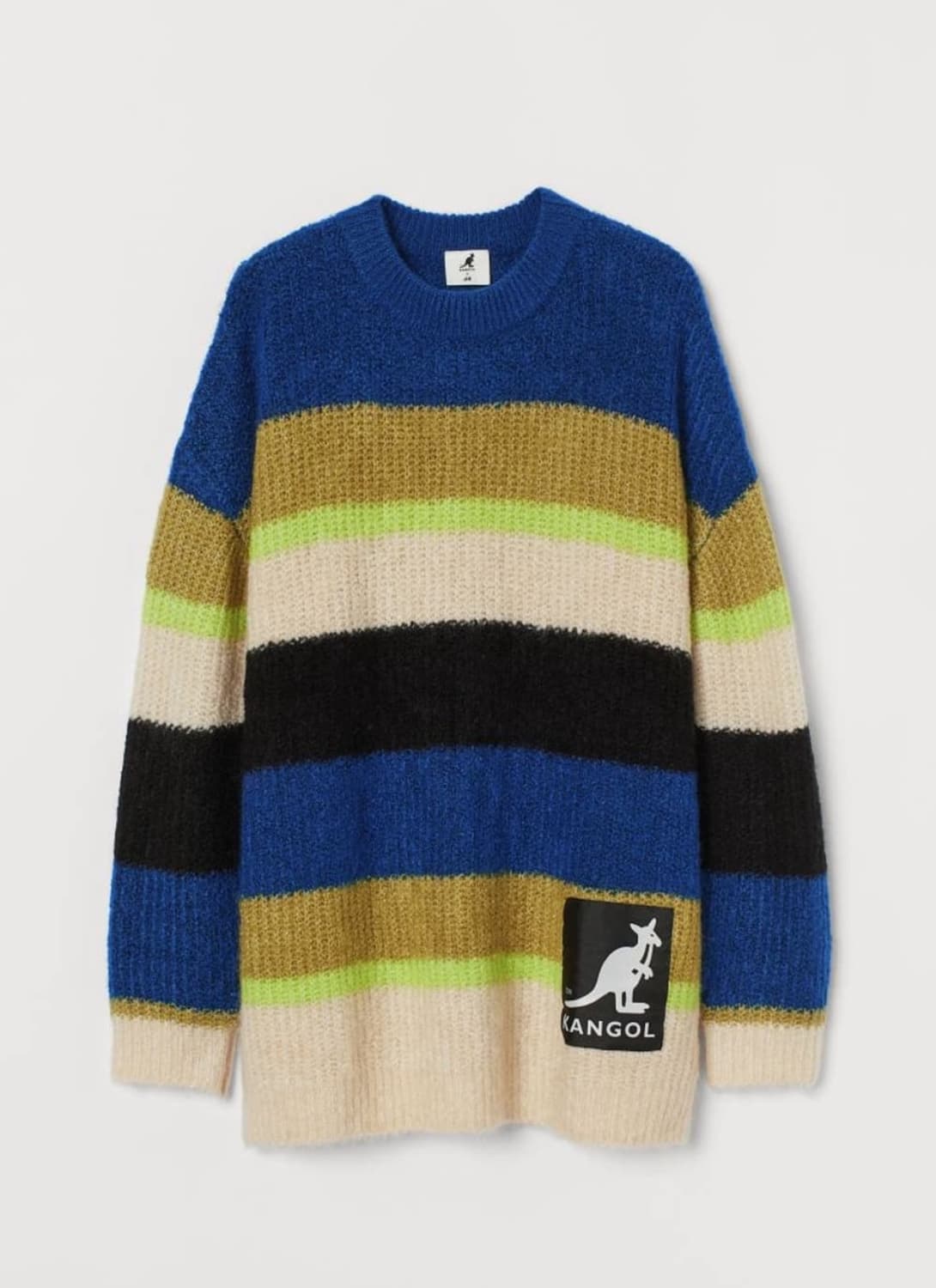 캉골 H&M 에이치엔앰 콜라보 스트라이프 오버핏 니트 스웨터 긴팔티 상품이미지1