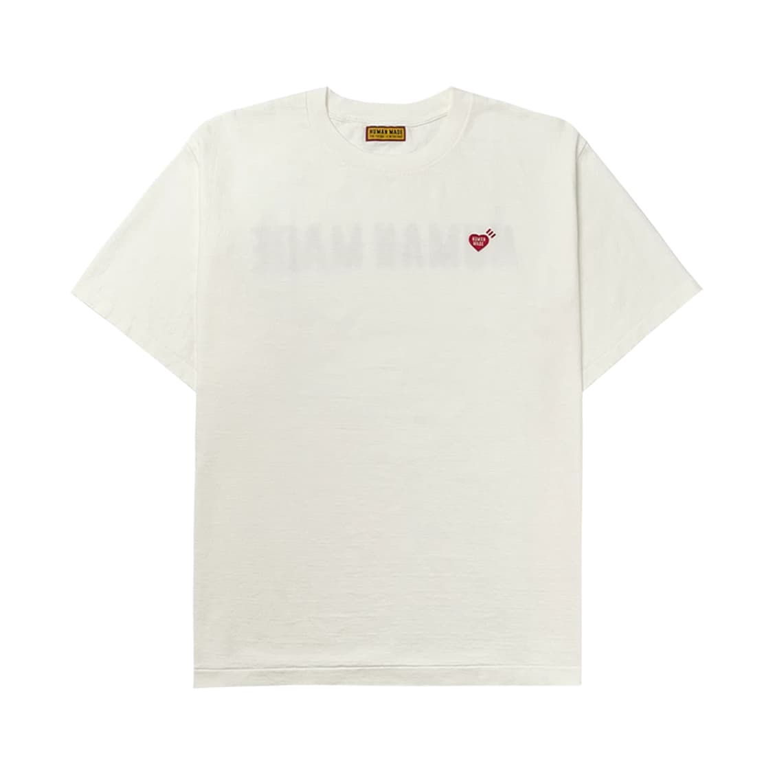 휴먼 메이드 하트 로고 티셔츠 블랙 화이트 상품이미지5