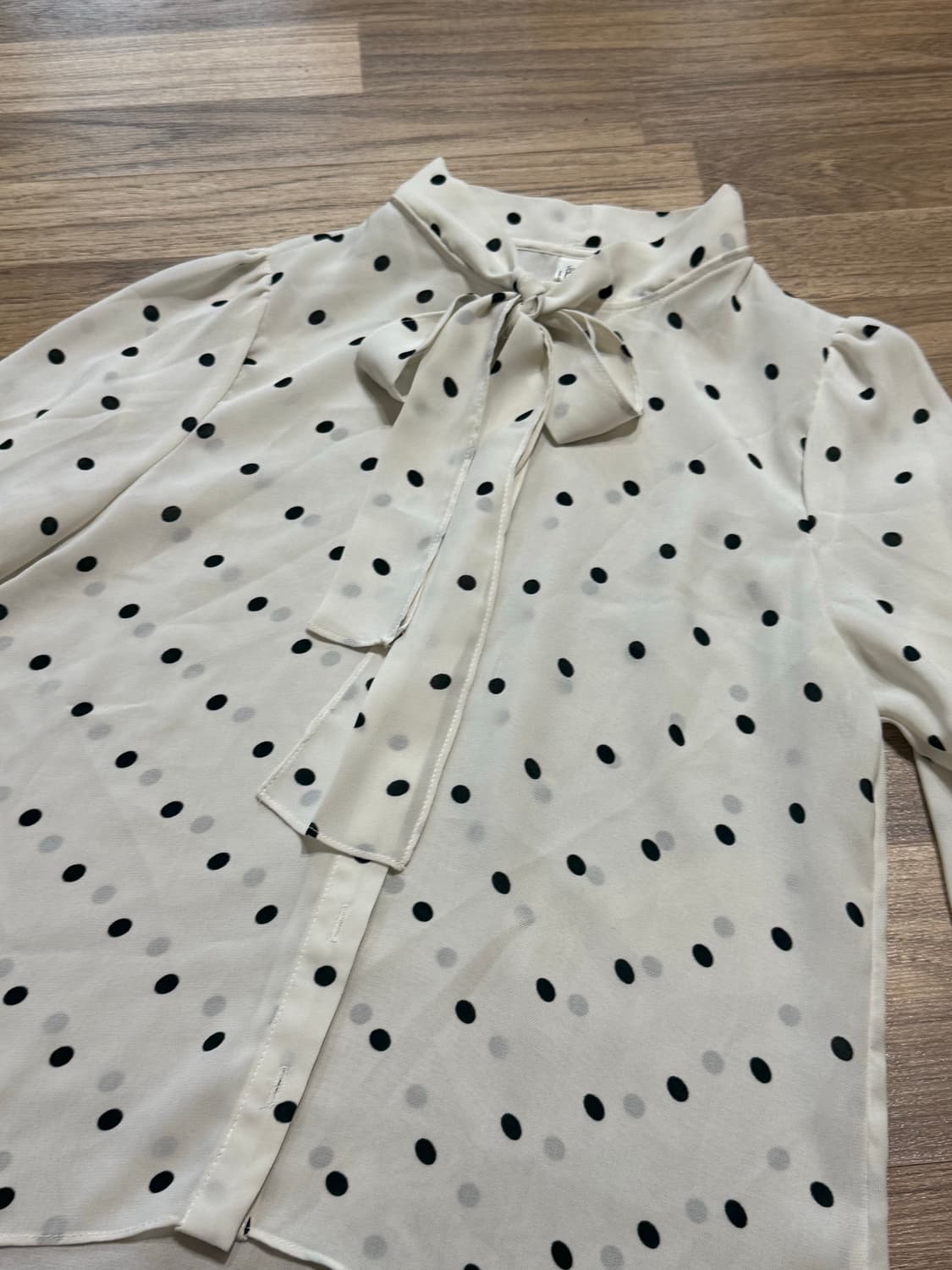 도트 블라우스 /os 상품이미지1