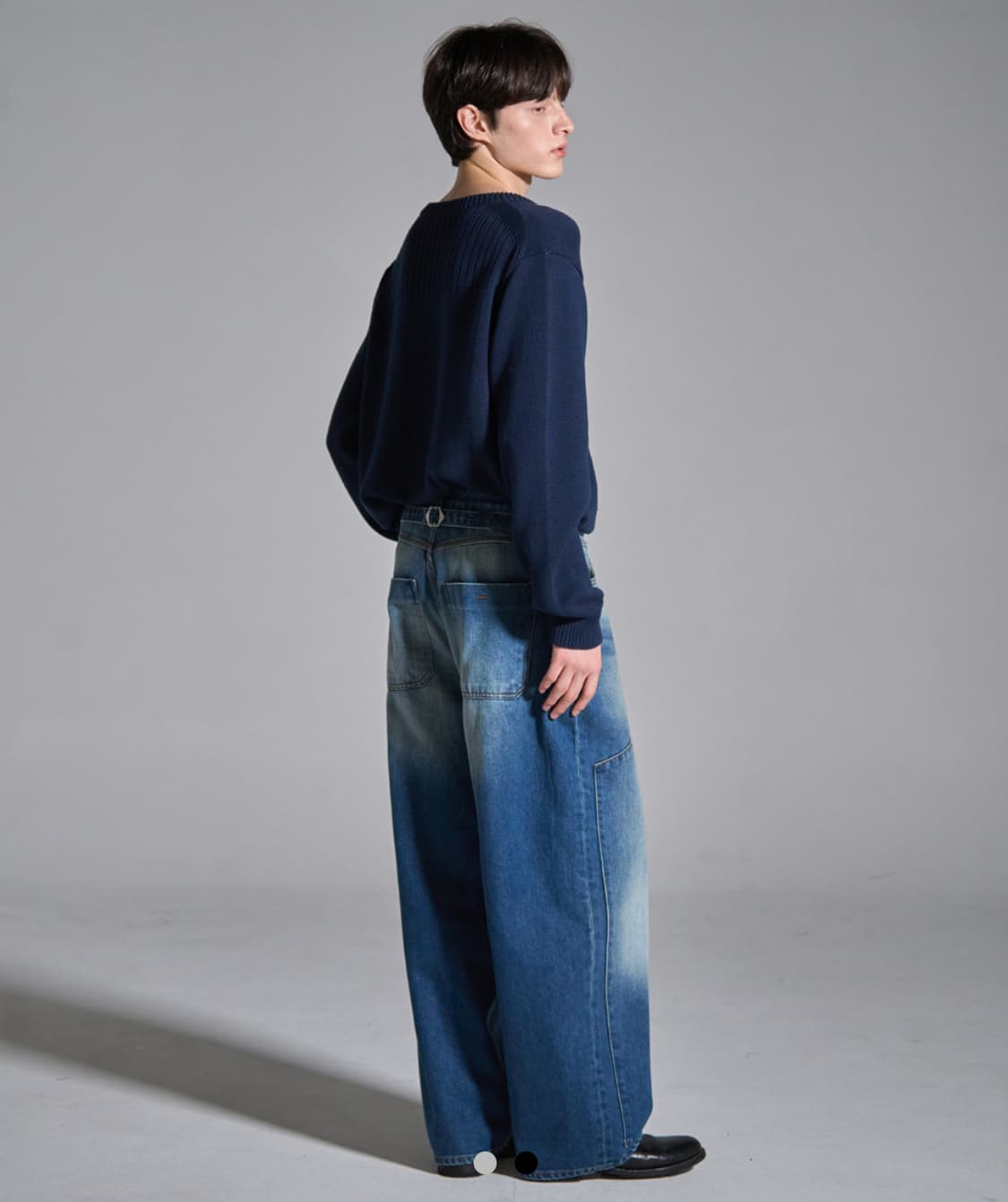 노운 패치 데님 팬츠 상품이미지2