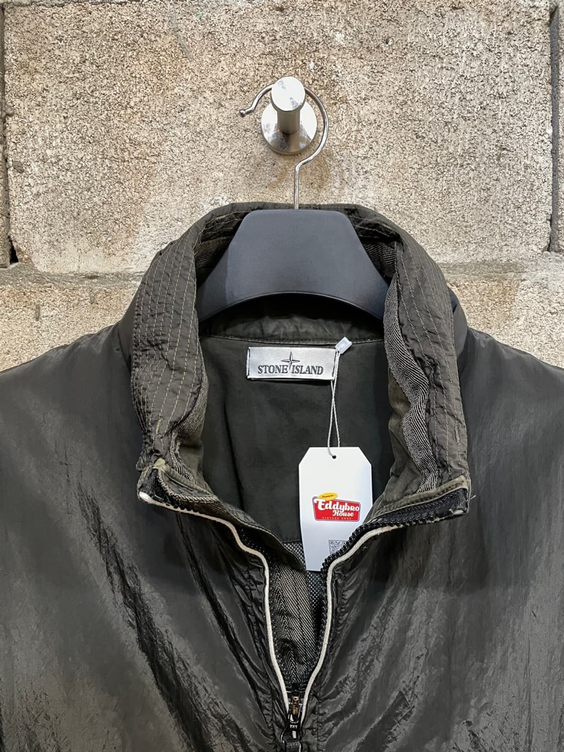스톤 아일랜드 나일론 메탈 윈드브레이커 자켓  상품이미지8