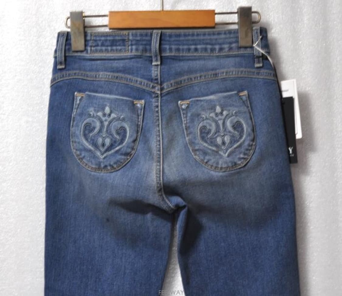 씨위진/여성밑단언발란스데님팬츠(허리24~25) 상품이미지4