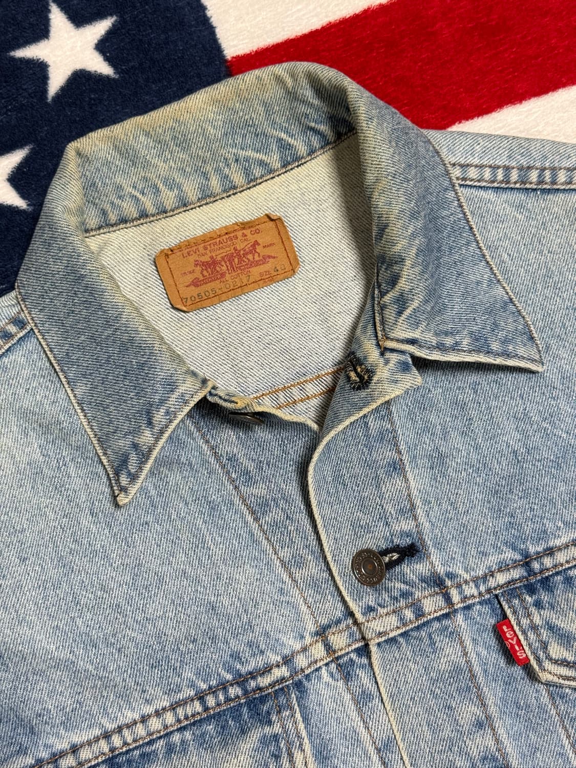 리바이스데님트러커자켓 빈티지 levis truker jacket  상품이미지6