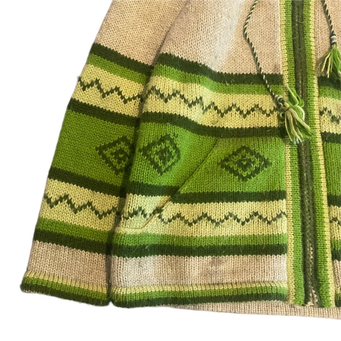 Vintage handmade 나트 가디건 상품이미지3