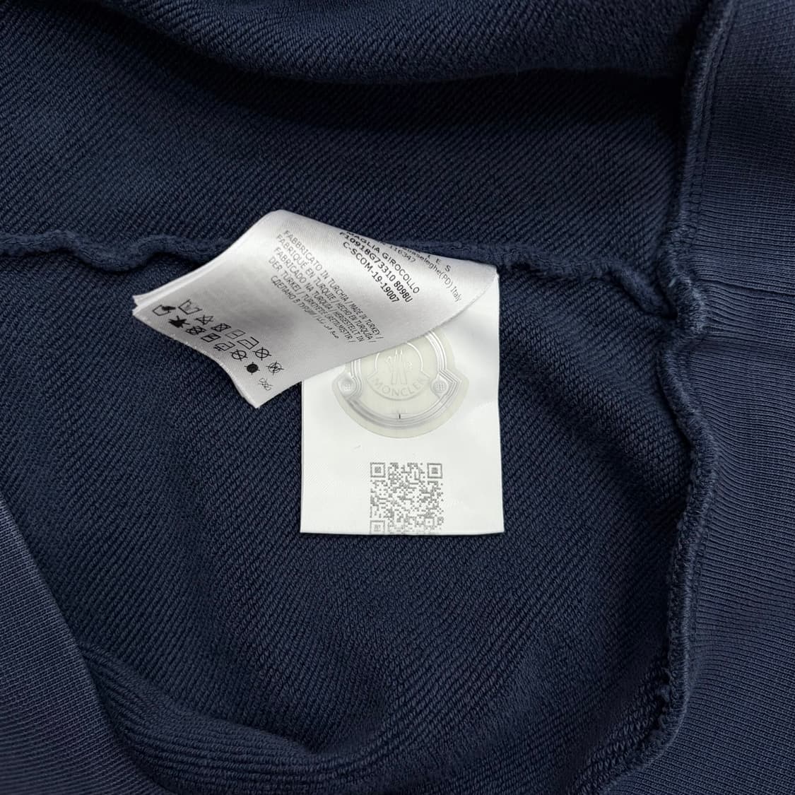 몽클레어 네이비 사이드라인 자수 맨투맨 m 실측 100 L 정도 몽클레르 상품이미지6