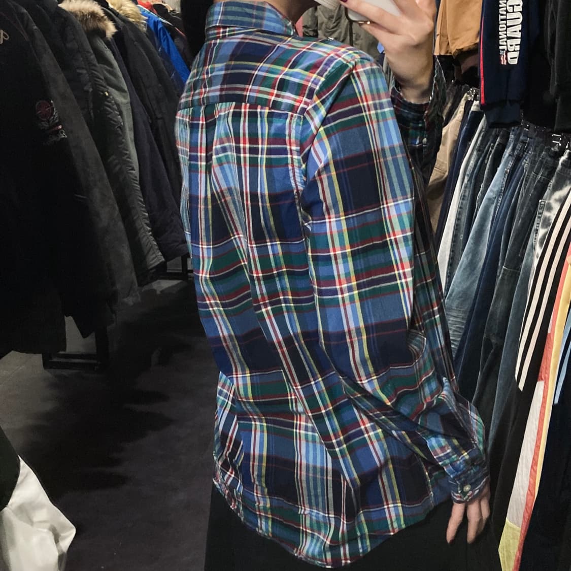 [IM] 폴로 랄프로렌 마드라스 체크 블루 셔츠 상품이미지7