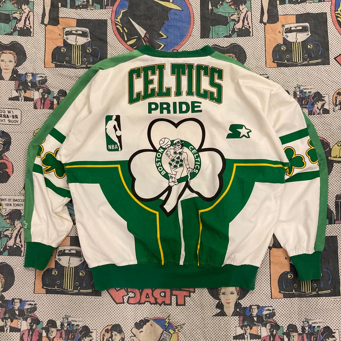 90s 스타터 보스턴 셀틱스 프린팅 져지 티셔츠 상품이미지2