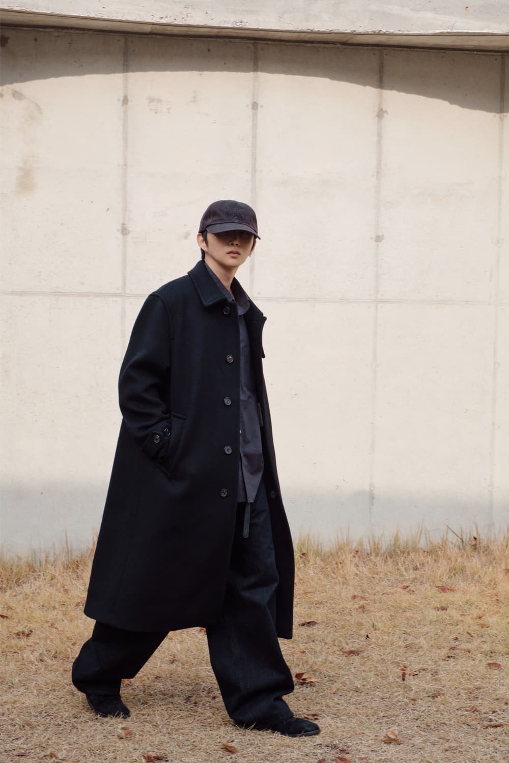 [1size]다이브인 캐시미어 램스 울 맥코트 블랙 상품이미지5