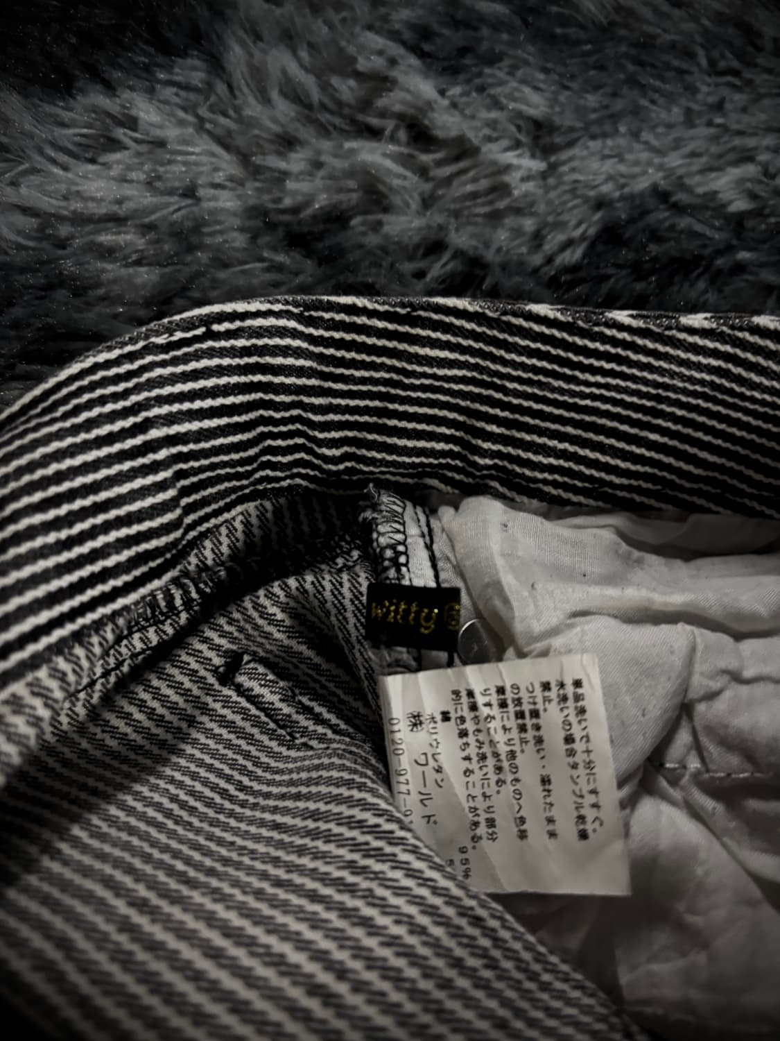 흑청 스트라이프 워싱 숏팬츠 상품이미지7