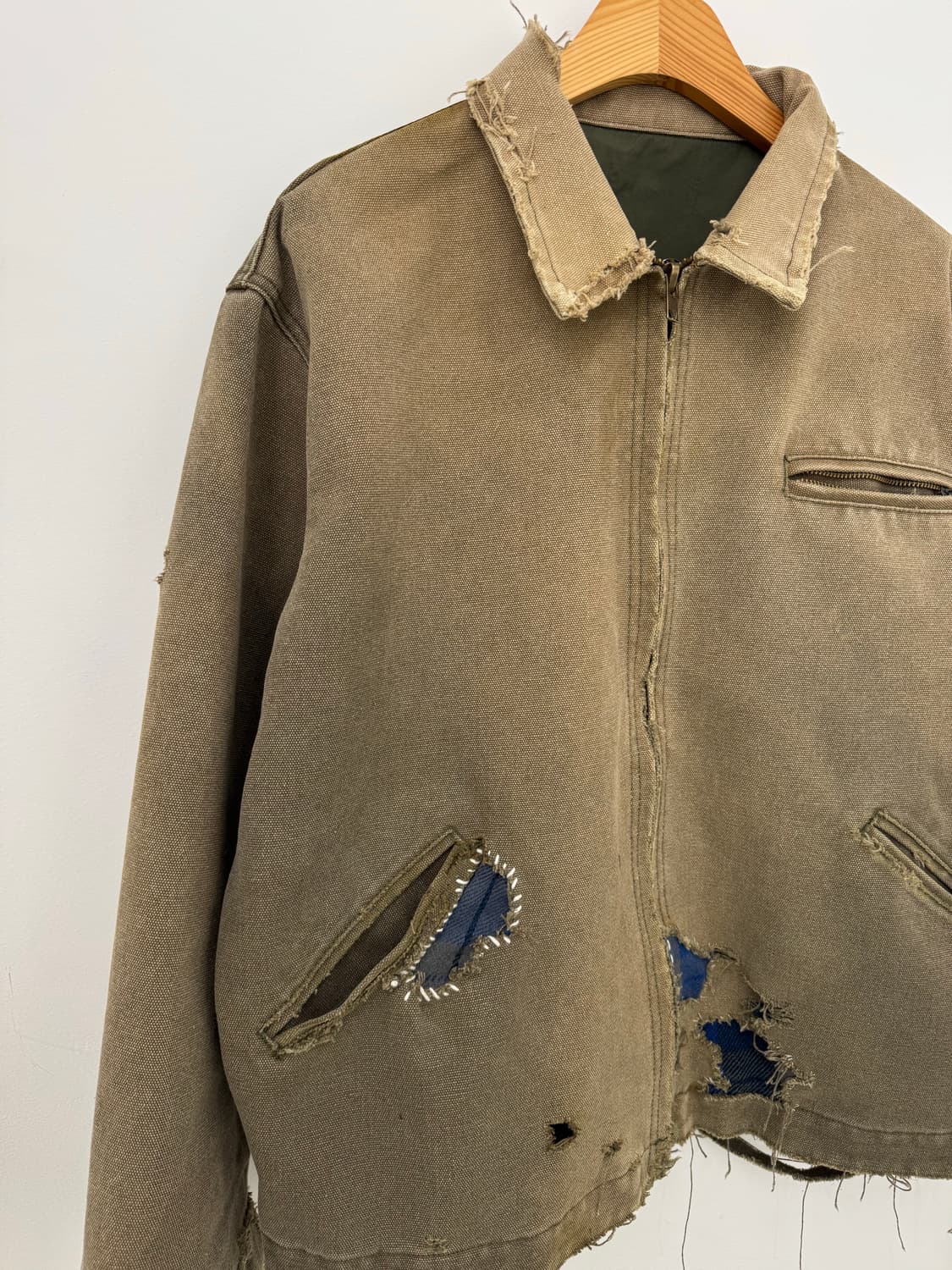 빈티지 패치 워크자켓 상품이미지2