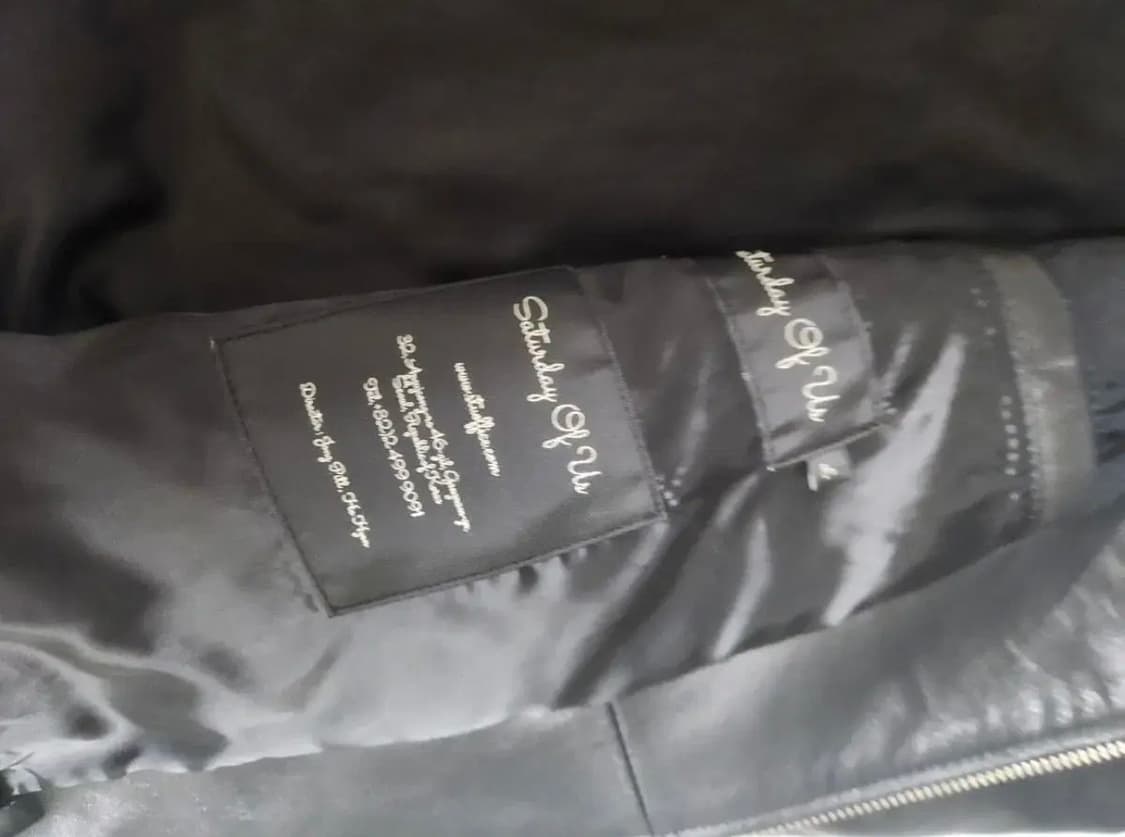 stu 엠보 레더 자켓 샘플(L) 상품이미지3