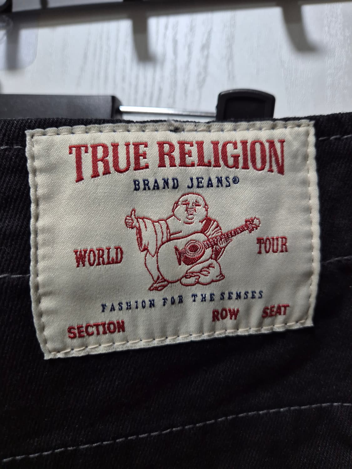 (타임세일)(새상품)트루릴리젼 블랙 와이드 데님 팬츠 상품이미지9