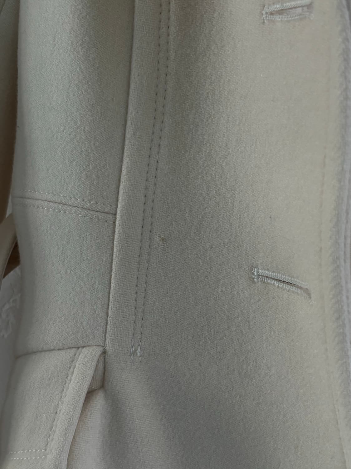 Burberry 버버리 블루라벨 아이보리 체스터 울 코트 상품이미지9