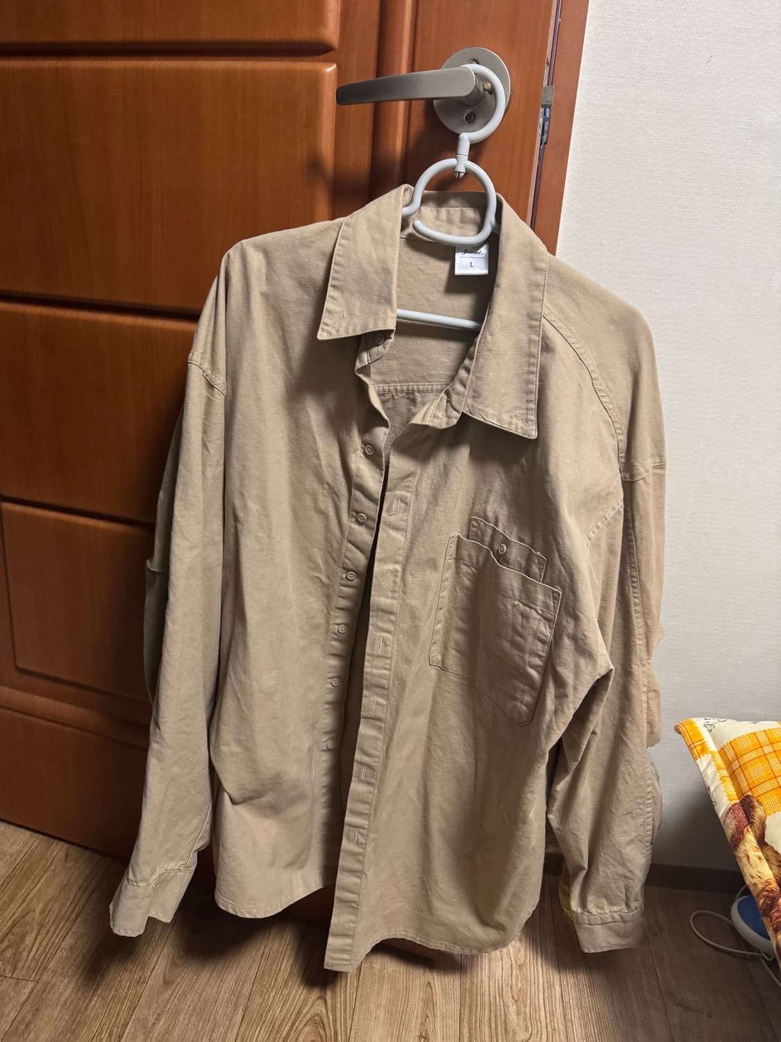 <새것> [L] 제멋 오버핏 셔츠 베이지 상품이미지6