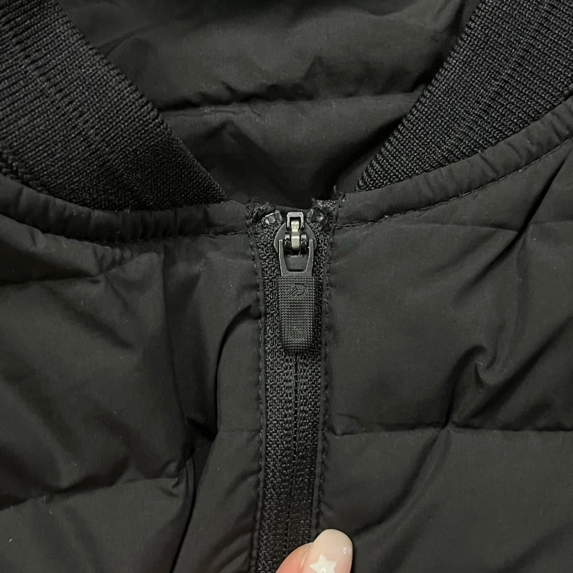 [정품/110] 디스커버리 블랙 패딩 점퍼 b13 상품이미지7