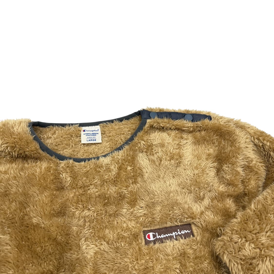 챔피온 일본판 재팬 쉐르파 플리스 뽀글이 맨투맨 브라운 L 상품이미지2