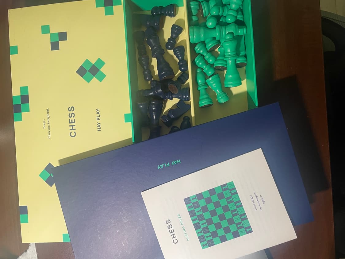 HAY 플레이 체스 세트 (블루/그린) 상품이미지3