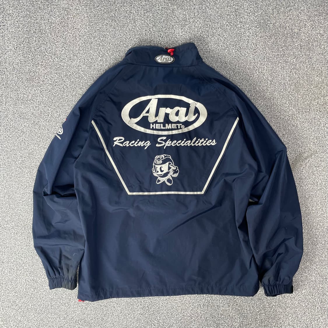 아라이 네이비 바람막이 자켓 상품이미지2