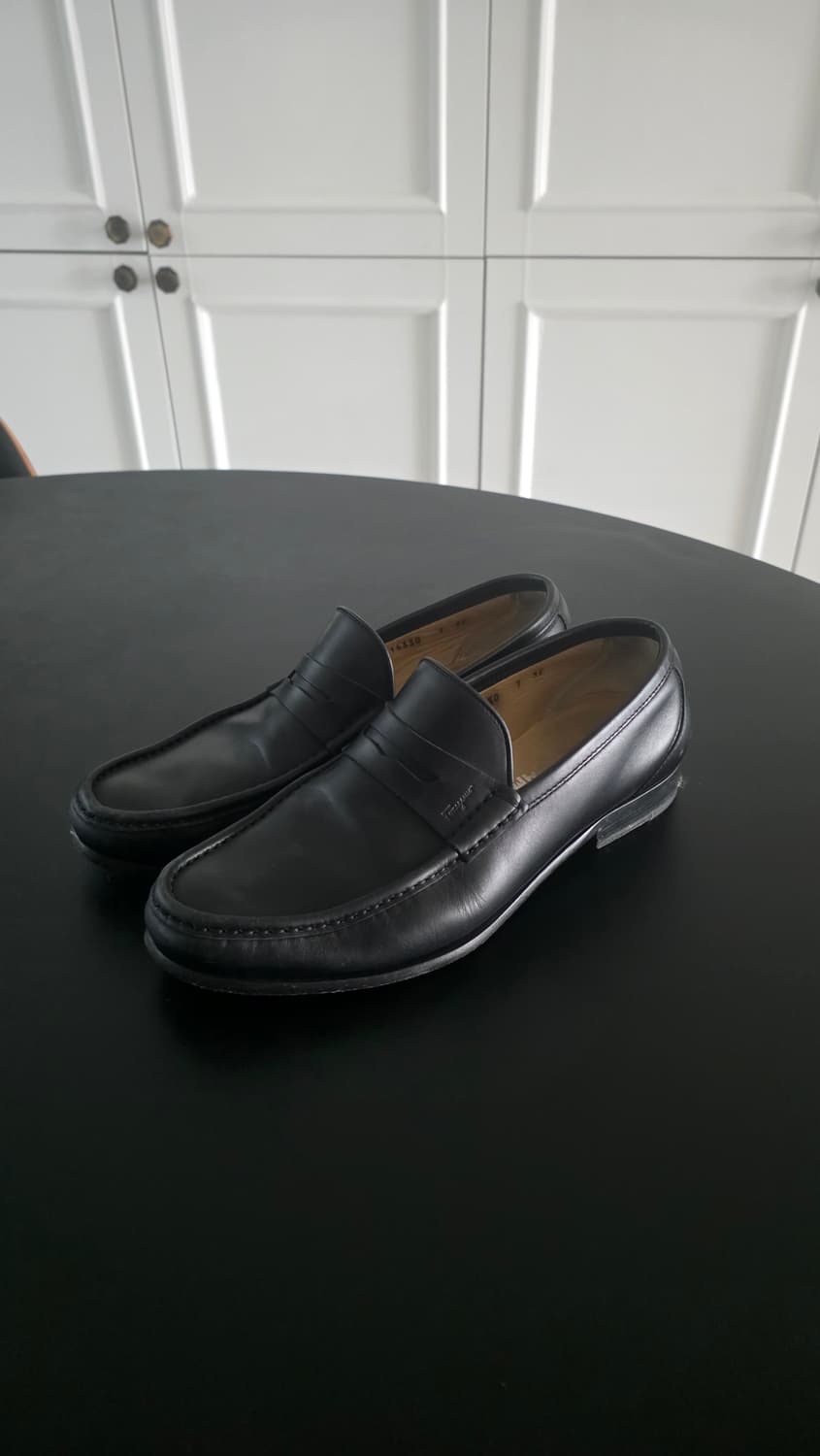 페라가모 남성 로퍼 블랙 7사이즈/260mm 상품이미지1