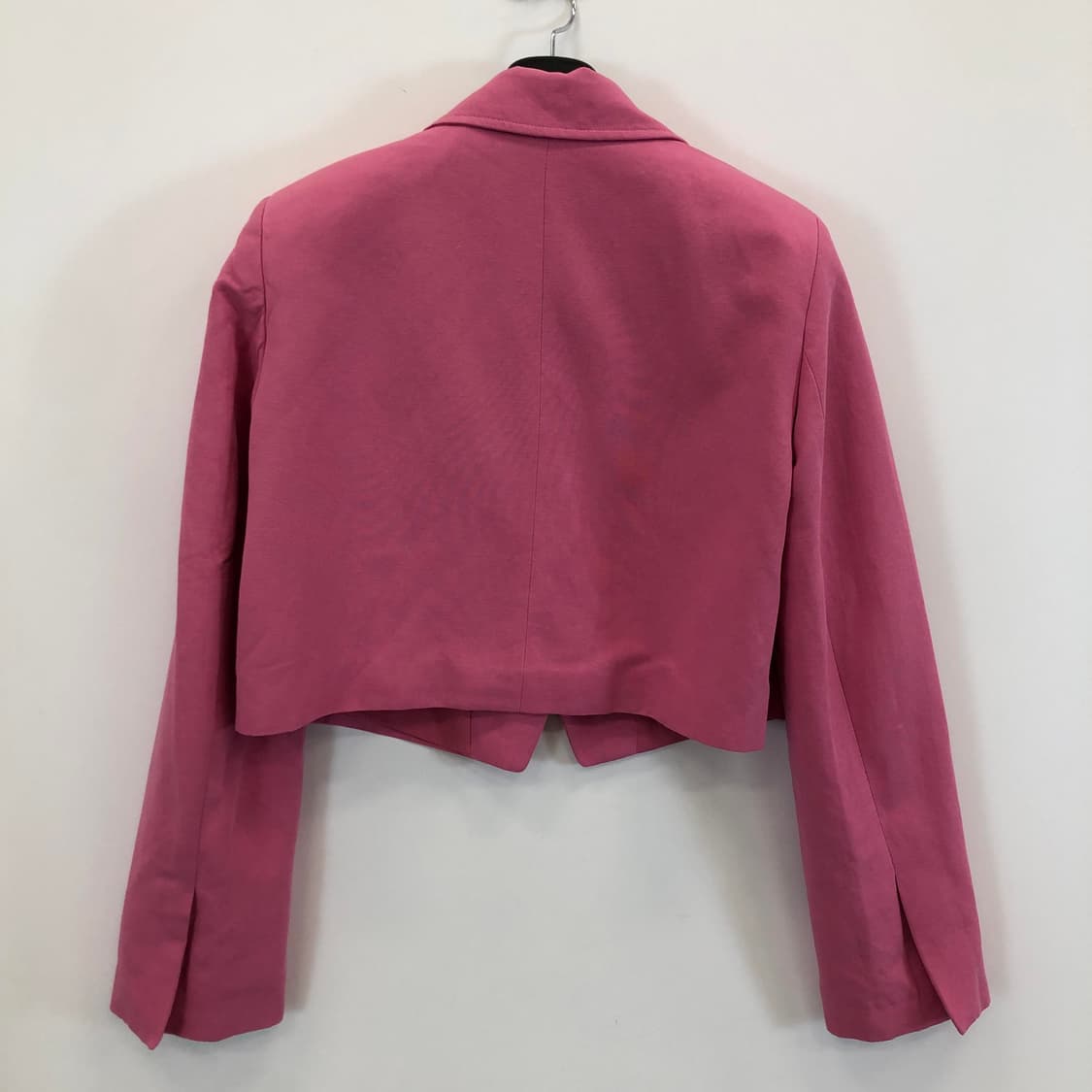 자라 핑크 코튼 크롭자켓 S 상품이미지3