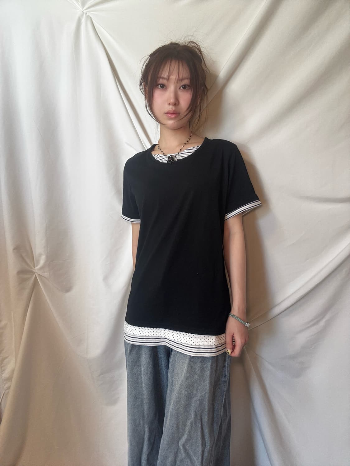 레이어드 티셔츠 상품이미지1