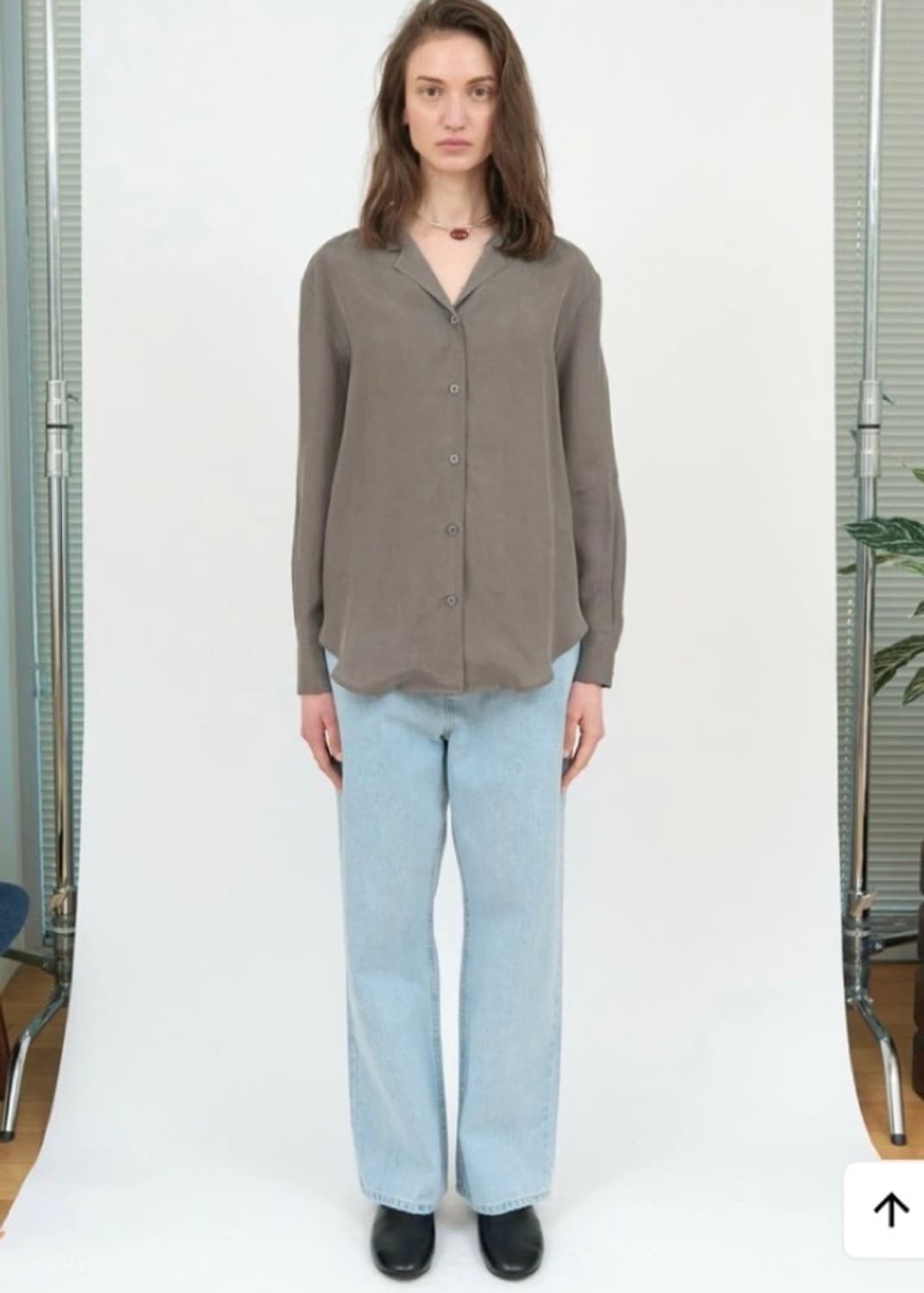 무아르무스 빈티지 와이드데님 라이트블루 상품이미지2