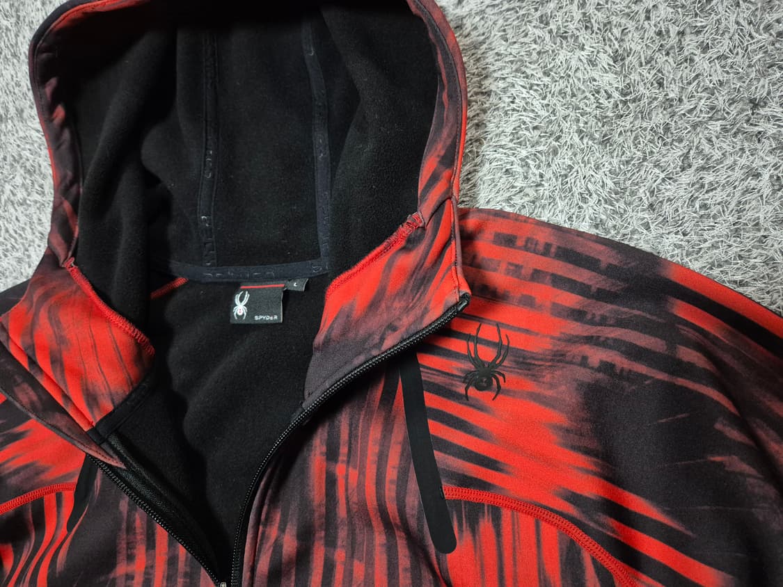 스파이더 남성 기모 집업 후드 100(L) 상품이미지2