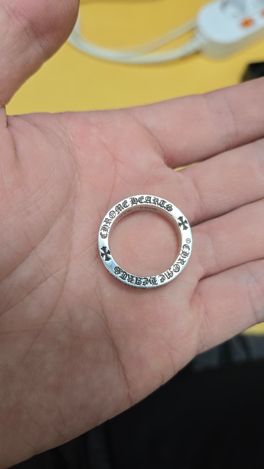 크롬하츠 퍽유링 6mm 한국호수 19호 팝니다. 상태좋은 백화점 풀구성품 상품이미지6