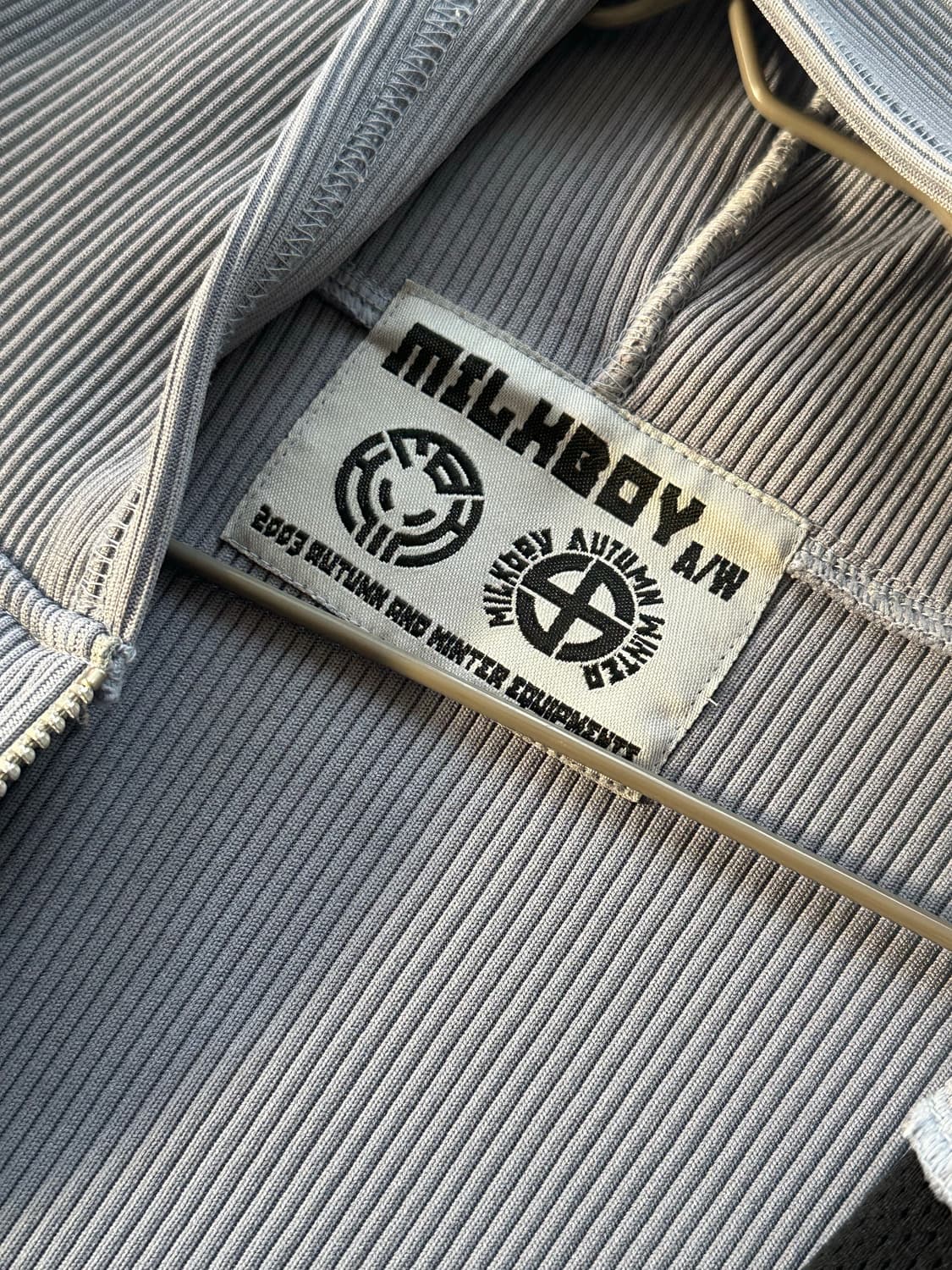 밀크보이 03aw 3 zip 벨트 후드집업 상품이미지2