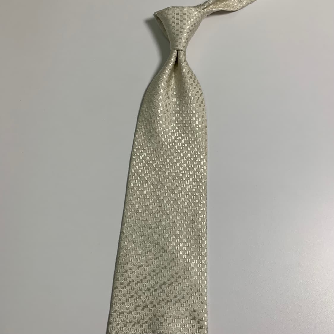 버버리(BURBERRY) 명품넥타이 화이트 100실크 결혼식넥타이 A+ 상품이미지9