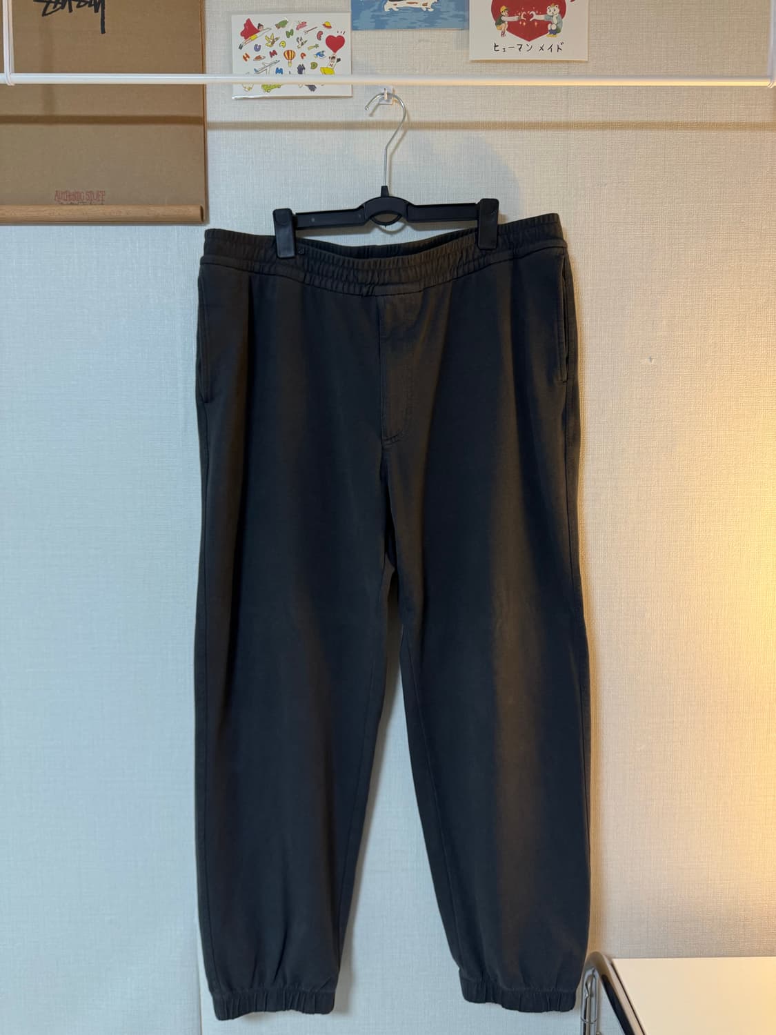 [XL]유니클로 스웨트 조거 팬츠 다크그레이 상품이미지1