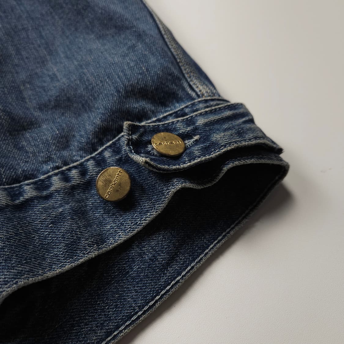 칼하트 wip 웨스턴 데님 트러커 자켓 (XL) 상품이미지5