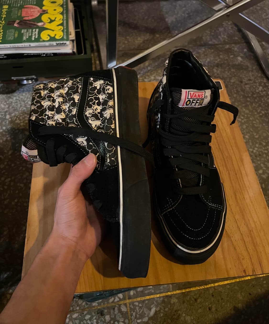 Vans 미키마우스 하이탑 상품이미지1